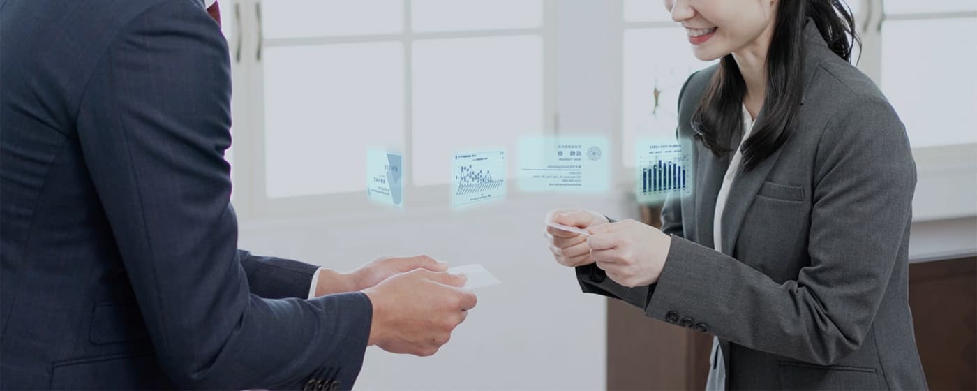 デジミーAR名刺交換の画像